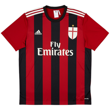 2015-16 AC Milan Basic Home Shirt - 10/10 - (L)