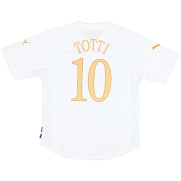 2004-06 Italy Away Shirt Totti #10 - 8/10 - (L)