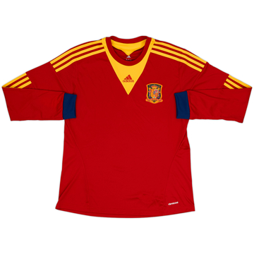 2013-15 Spain Women L/S Home Shirt - 10/10 - (Women's L)