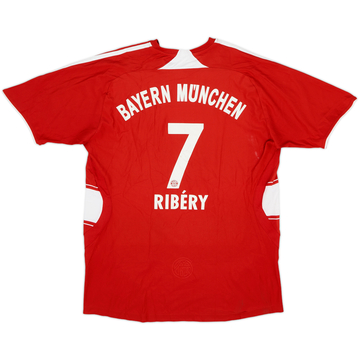 2007-08 Bayern Munich Home Shirt Ribery #7 - 6/10 - (XL.Boys)