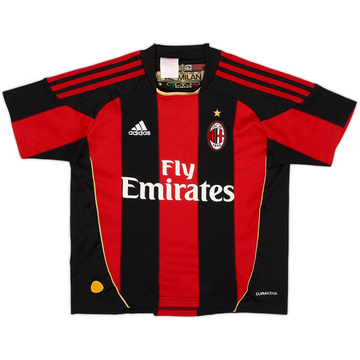 2010-11 AC Milan Home Shirt - 7/10 - (S.Boys)