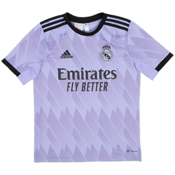 2022-23 Real Madrid Away Shirt - 7/10 - (L.Boys)