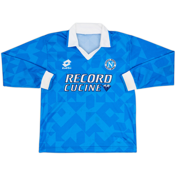 1994-96 Napoli Home L/S Shirt - 8/10 - (Y)