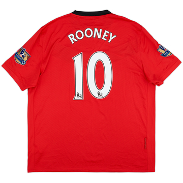 2009-10 Manchester United Home Shirt Rooney #10 - 8/10 - (XL)