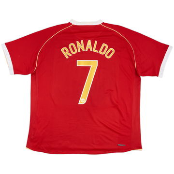 Camiseta de local del Manchester United 2006-07 Ronaldo #7 - 5/10 - (XXL)