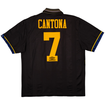 1993-95 Manchester United Camiseta de Visitante Cantona #7 - 7/10 - (L)