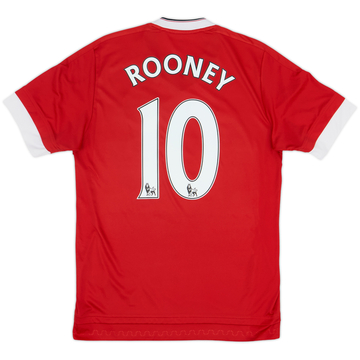 2015-16 Manchester United Home Shirt Rooney #10 - 6/10 - (S)