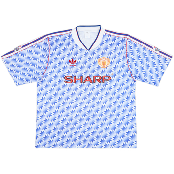 1990-92 Manchester United Away Shirt #7 - 6/10 - (L/XL)