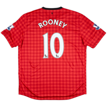 Camiseta de local del Manchester United 2012-13 Rooney #10 - 8/10 - (XL)