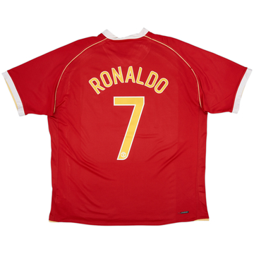 2006-07 Manchester United Home Shirt Ronaldo #7 - 7/10 - (XXL)