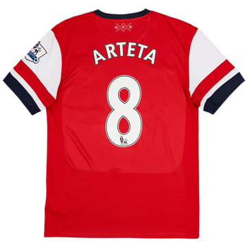 2012-14 Arsenal Home Shirt Arteta #8 - 8/10 - (M)