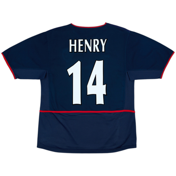 2002-04 Arsenal Away Shirt Henry #14 - 6/10 - (M)