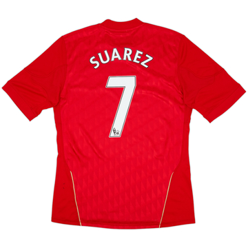 2010-12 Liverpool Home Shirt Suarez #7 - 6/10 - (M)