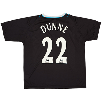 2006-07 Manchester City Away Shirt Dunne #22 - 7/10 - (XL)