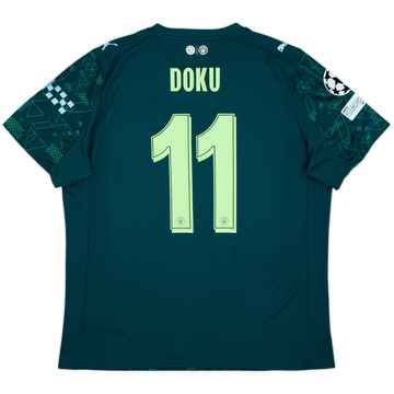 2025-26 Manchester City Fourth Shirt Doku #11 (XL)