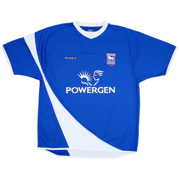 2005-07 Ipswich Signed Home Shirt #7 - 6/10 - (XXL)