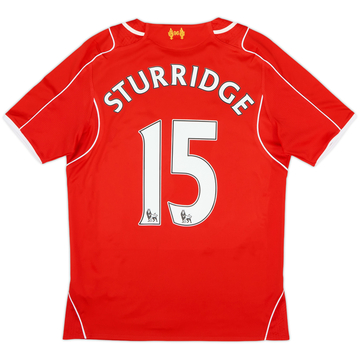 2014-15 Liverpool Home Shirt Sturridge #15 - 9/10 - (S)