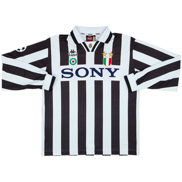 1995-97 Juventus Home L/S Shirt #10 - 4/10 - (L)