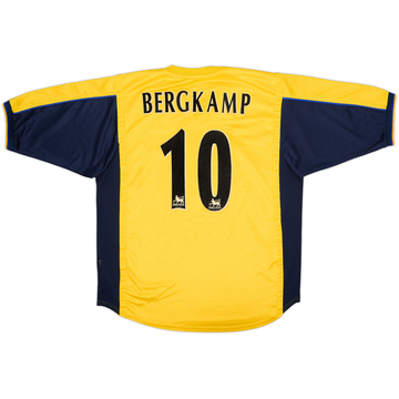 1999-01 Arsenal Away Shirt Bergkamp #10 - 8/10 - (L)