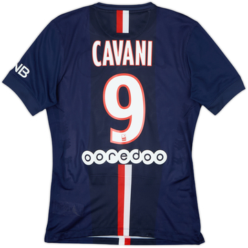 2014-15 Paris Saint-Germain Authentic Home Shirt Cavani #9 - 8/10 - (S)