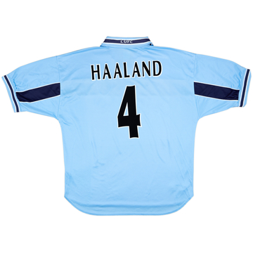 Camiseta de visitante del Leeds United 1999-00 Haaland #4 - 8/10 - (XL)