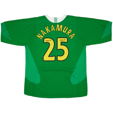 2005-06 Celtic Away Shirt Nakamura #25 - 6/10 - (XL)
