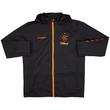 2022-23 Rangers Castore Hooded Rain Jacket - 8/10 - (XL)