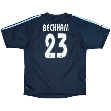 2003-04 Real Madrid Away Shirt Beckham #23 - 8/10 - (L)