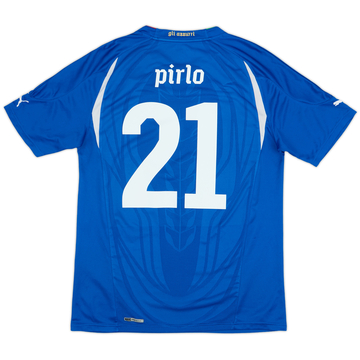 2010-12 Italy Home Shirt Pirlo #21 - 9/10 - (L)
