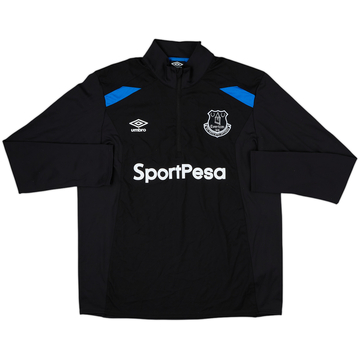 2017-18 Everton Umbro 1/4 Zip Drill Top - 9/10 - (XL)