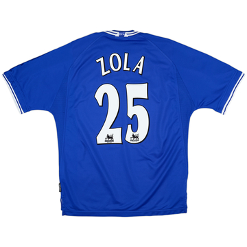 1999-01 Chelsea Camiseta Local Zola #25 - 9/10 - (L)