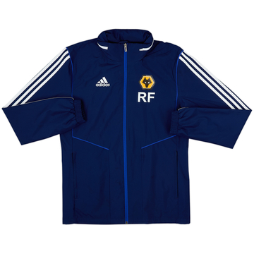 2018-19 Wolves Staff Issue adidas Hooded Rain Jacket RF - 8/10 - (S)