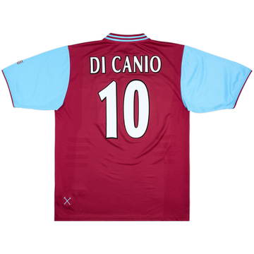 1999-01 West Ham Home Shirt Di Canio #10 - 8/10 - (XL)