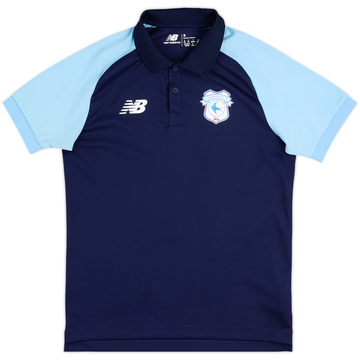 2023-24 Cardiff City New Balance Polo Shirt - 10/10 - (S)