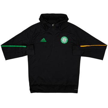 2020-21 Celtic adidas 1/4 Zip Hooded Drill Top - 9/10 - (M)