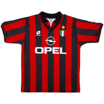 1994-95 AC Milan Home Shirt - 8/10 - (S)