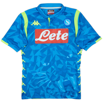 2018-19 Napoli Authentic Home Shirt - 5/10 - (M)