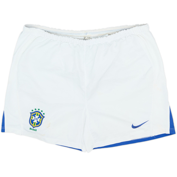 2008-09 Brazil Nike Away Shorts - 7/10 - (L)