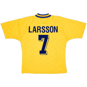 1994-96 Sweden Home Shirt Larsson #7 - 9/10 - (L)
