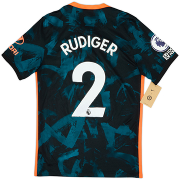 2021-22 Chelsea Third Shirt Rudiger #2 (S)