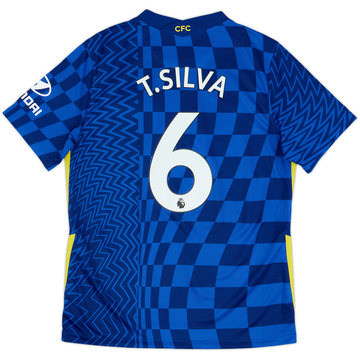 Camiseta de local del Chelsea 2021-22 T.Silva #6 - 5/10 - (L)