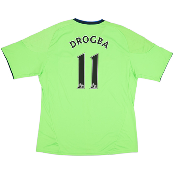 Camiseta de la tercera equipación del Chelsea 2010-11 Drogba #11 - 8/10 - (XXL)