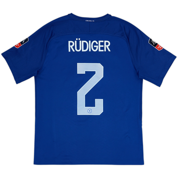 2017-18 Chelsea Home Shirt Rudiger #2 - 10/10 - (L)