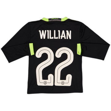2016-17 Chelsea Away L/S Shirt Willian #22 - 6/10 - (S.Boys)