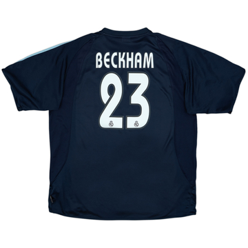 2003-04 Real Madrid Away Shirt Beckham #23 - 7/10 - (L)