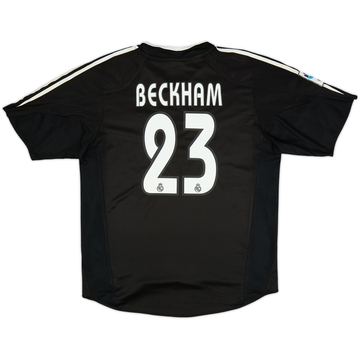 2004-05 Real Madrid Away Shirt Beckham #23 - 6/10 - (M)
