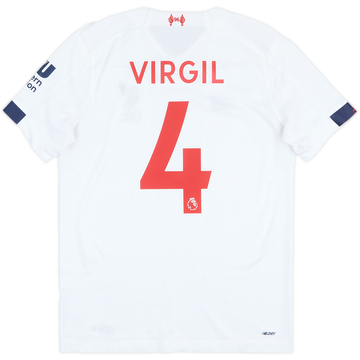 2019-20 Liverpool Away Shirt Virgil #4 - 6/10 - (S)