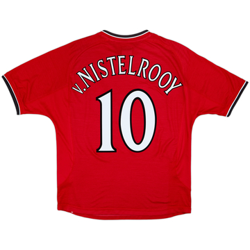 2000-02 Manchester United Home Shirt V.Nistelrooy #10 - 4/10 - (M)