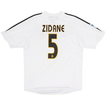 2004-05 Real Madrid Camiseta de local Zidane #5 - 8/10 - (M)