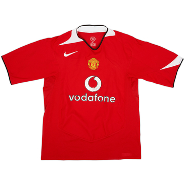 2004-06 Manchester United Camiseta Local - 5/10 - (L)